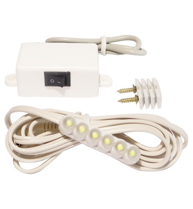 Luminária com 6 leds LDA1, 0,3W,